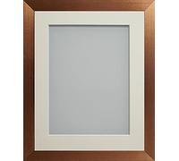 Frame Company Simpson Range Copper 10x8 inch Frame With Ivory Mount for 8x6 inch *Choice of Sizes* Fitted with Real Glass