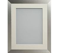 Frame Company Simpson Range Silver A3 Frame With Ivory Mount for A4 *Choice of Sizes* Fitted with Real Glass