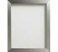 Frame Company Simpson Range Silver Picture Photo Frame, 12x8 inch *Choice of Sizes and Colours* Fitted with Real Glass