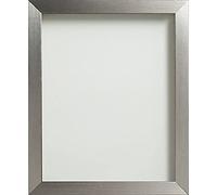 Frame Company Simpson Range Silver Picture Photo Frame, 14x11 inch *Choice of Sizes and Colours* Fitted with Real Glass