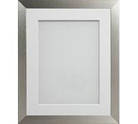 Frame Company Simpson Silver A4 Frame with White Mount for 9x6