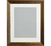 Frame Company Valentino Range Antique Gold Textured Metallic 12x12 inch Wooden Frame With White Mount for Image 10x10 inch *Choice of Size and Colour*