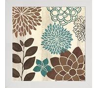 Frame Company Watson Range Abstract Garden I by Veronique Charron, Photo Frame - 5 x 5 Inches, White