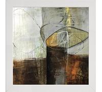 Frame Company Watson Range Abstract Pebble IV by Jane Davies, Photo Frame - 12 x 12 Inches, White