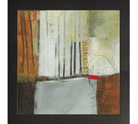 Frame Company Watson Range Autumn Lines II by Jane Davies Picture Frame, Wood - 8 x 8 Inches, Black