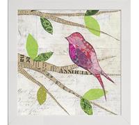 Frame Company Watson Range Birds in Spring IV Square by Courtney Prahl, Frame - 60 x 60 cm, White
