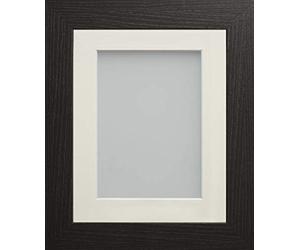 Frame Company Watson Range Black 30x20 inch Picture Photo Frame with Ivory Mount for Image A2 *Choice of Sizes* Fitted with Perspex
