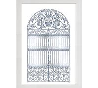 Frame Company Watson Range English GardenI by Wild Apple Portfolio, Frame - A3, White