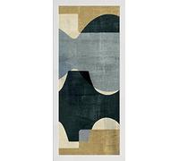 Frame Company Watson Range Geometric Deco I Panel Crop II by Wild Apple Portfolio, Frame - 20 x 10 Inches, White
