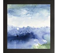 Frame Company Watson Range Midnight At The Lake II by Mike Schick, Photo Frame - 20 x 20 Inches, Black