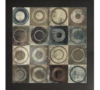 Frame Company Watson Range Modern Geometric Neutral I by Michael Mullan, Photo Frame - 20 x 20 Inches, Black