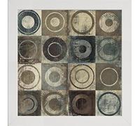 Frame Company Watson Range Modern Geometric Neutral I by Michael Mullan, Photo Frame - 60 x 60 cm, White