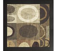 Frame Company Watson Range Modern Geometric Neutral II by Michael Mullan, Photo Frame - 60 x 60 cm, Black