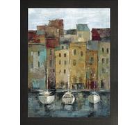 Frame Company Watson Range Old Town PortII by Silvia Vassileva, Frame - A5, Black