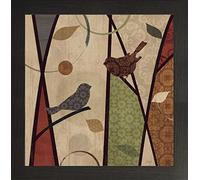 Frame Company Watson Range Pieces of Nature II Spice by Veronique Charron, Photo Frame - 60 x 60 cm, Black