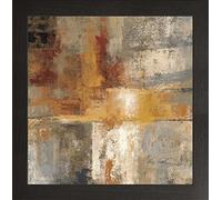 Frame Company Watson Range Silver and Amber Crop by Silvia Vassileva, Photo Frame - 20 x 20 Inches, Black