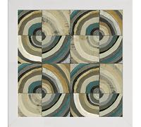 Frame Company Watson Range The Center II Abstract Turquoise by Cheryl Warrick, Photo Frame - 40 x 40 cm, White