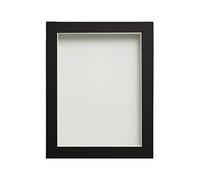 Frame Company Watson Rustic Picture Photo Frame fitted with Perspex, A1 with Black Mount for image size A2