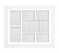 Frame Company Watson White Multi-Aperture Photo Frame with Mount, 20x16 for 7x5 (x2) 6x4 (x4) * Choice of Frame Colour and Mount Design* NEW