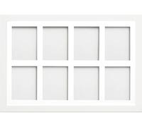 Frame Company Watson White Multi-Aperture Photo Frame with Mount, 30x20 for 8x6 (x8) * Choice of Frame Colour and Mount Design* NEW