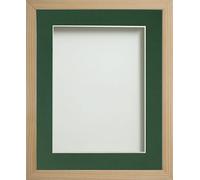 Frame Company Webber Beech with Bottle Green Mount, A3 for A4