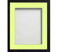 Frame Company Webber Black with Lemon Bon Bon Mount, 12x10 for 10x8 inch
