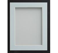Frame Company Webber Black with Light Blue Mount, 9x7 for 7x5 inch