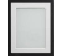 Frame Company Webber Black with Off-White Mount, 16x12 for 12x8 inch