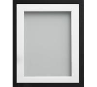 Frame Company Webber Black with White Mount, 16x12 for 13x9 inch