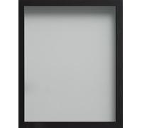 Frame Company Webber Range Black Wooden Picture Photo Frame, 24x18 inch *Choice of Sizes* Fitted with Perspex