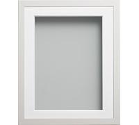 Frame Company Webber White with White Mount, 16x12 for 13x9 inch