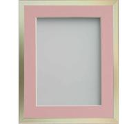 Frame Company Winford Range Champagne Gold Wooden Picture Frame With Choice of Mount Colours