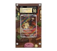 Frame Compatible with Pokémon Team Rocket's Meowth - Destined Rivals - Pokémon CGC Extended Artwork Protective Card Display Case