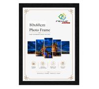 FRAME EAZY 80 x 60cm Black Picture Frames Wooden Photo Frames