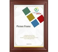 FRAME EAZY Mahogany 50 x 40 cm Photo Frame In Multiple Sizes & Colours - Antique Style Frame With Safe Perspex Front & Wall Mounting - Mahogany 50cm x 40cm (19.7" x 15.7") Picture Frame