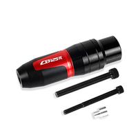 Frame Exhaust Sliders Anti Crash Pad Protector FOR HONDA FOR CB125R 2011 2012 2013 2014 2015 2016 2017-2021 Falling Protection crash pad (Color : Red)