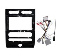 Frame Fascia Adapter Canbus Box Decoder Radio Dash Fitting Panel Kit For Expedition For Edge For Mustang Panel frame(Full Set AT AC High)