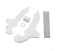 Frame Guard Protector For Honda Crf300l Black Abs Plastic Engine Crash Bar Shield Motorcycle Body Armor Off Road Riding Gear Direct Fit Replacement Part Easy Install No Drilling Required (White)