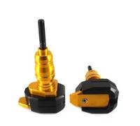 Frame Guards Compatible With GSR 600 400 750 Motorcycle Falling Protection Frame Slider Fairing Guard Anti Crash Pad Protector Replacement Parts(Yellow)