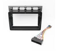 Frame Navigation Fascia Trim Car Audio Fascia Frame 9 Inch Adapter Radio Dash Fitting Panel Kit Fit For Kia Picanto Morning Euro Star 2004-2007a Navigation Panel Frame(Frame Cable-A)