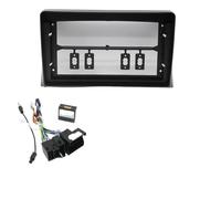 Frame Navigation Fascia Trim Car Radio Fascias Frame Fit For VW Multivan T5 2003-2015 9 Inch Stereo Panel Harness Power Cable Adapter Canbus Mount Kit Car Radio Fascia Panel(Frame Cable Canbus)