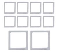 Frame of the suspended showcase, transparent display, ornamental storage container, 10 pieces frame stand, 3D stand, , display box for bangles, ear sticks, trophies