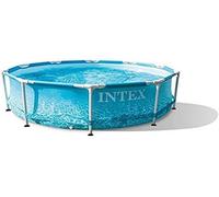 Frame Pool Intex 28206 Round Beachside Swimming Pool 10 ft x 30-inch