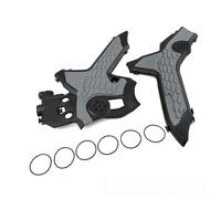 Frame Protection Cover for Honda For CRF300L Motorcycle ABS Material Designed for Off Road Conditions (Gray)