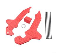 Frame protection cover for Honda For CRF300L motorcycle, constructed with ABS material to offer a sturdy shield against abrasion and (Red)