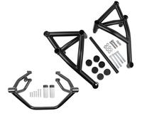 Frame Protection Motorcycle Crash Bar Engine Guard Skid Plate Bumper Falling Protection For Y-AMAHA FJ09 FJ-09 2013-2016 2014 2015(Black- Silver)