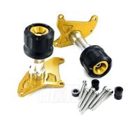 Frame Protector Crash Slider For Honda Grom MSX125 MSX125SF 2013-2019 Motorcycle Titanium Alloy Frame Slider Engine Anti-collision Fairing Guard Crash Pad(Gold)