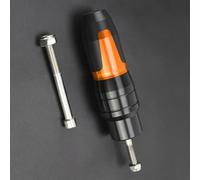 Frame Protector Falling Protection Engine Crash Pad Motorcycle Accessories Exhaust Slider Protector Frame Sliders For KAWASAKI ZX7R ZX 7R 7RR(Orange)