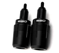 Frame Protector Motorcycle Frame Sliders Crash Pad Falling Protection For Kawasaki For Ninja 650 For KRT 2017-2024 2023 2022 2021 2020 2019 2018(Black- Silver)