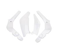 Frame Protector Shell Rear Swingarm Engine Guard Fairing Accessories Compatible With 675SR SR-R Modified Carbon Fiber Texture(White)